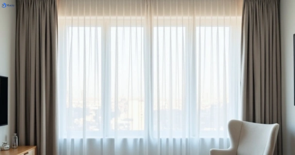 Restored vibrant drapes in braeside-vic QLD after Matty Curtain Cleaning